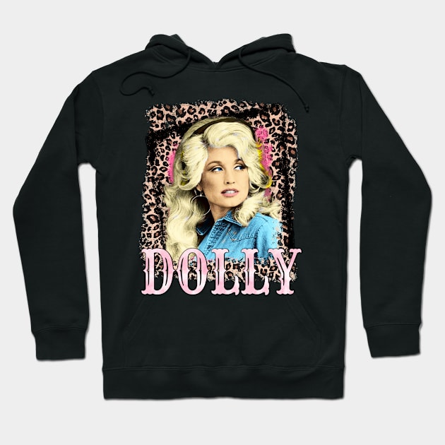 Vintage Dolly Parton 80s 90s Hoodie by Chea Shepherd